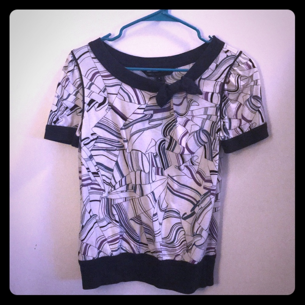 Marc by Marc Jacobs - Patterned Top w/ Bow